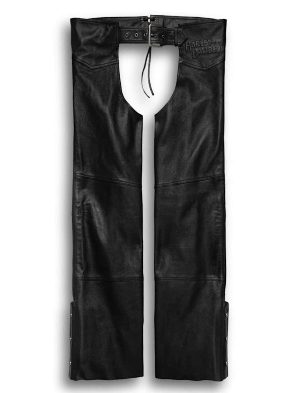 Harley-Davidson® Men's XL Stock II Leather Chaps, 98025-18VM NWOT - Picture 2 of 4